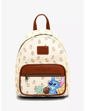 Load image into Gallery viewer, Disney Lilo &amp; Stitch Mini Backpack Stitch Ohana Pineapple Loungefly
