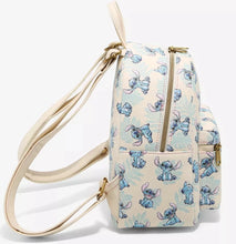 Load image into Gallery viewer, Disney Mini Backpack Stitch Tropical Leaves AOP Loungefly
