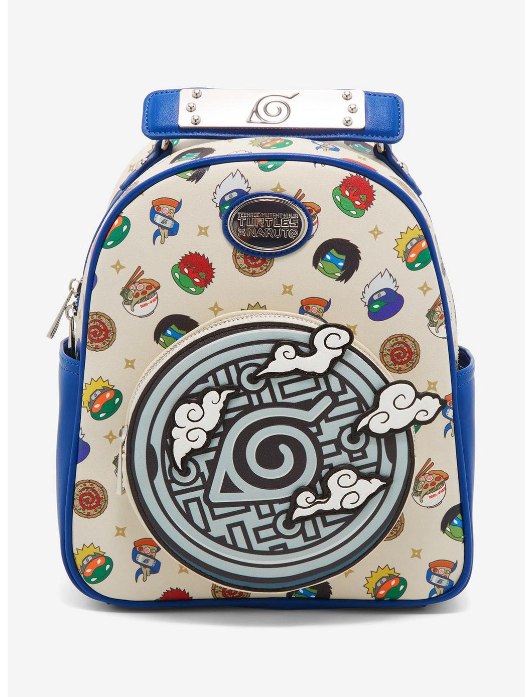 TMNT x Naruto Mini Backpack Manhole Cover Chibi AOP