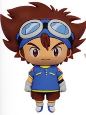Digimon Series 2 3D Foam Figural Bag Clip Keychains