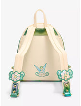Load image into Gallery viewer, Peter Pan Mini Backpack Tinkerbell Iridescent Stained Glass Loungefly
