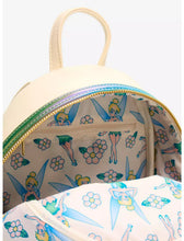 Load image into Gallery viewer, Peter Pan Mini Backpack Tinkerbell Iridescent Stained Glass Loungefly
