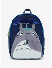 Load image into Gallery viewer, Studio Ghibli Mini Backpack My Neighbor Totoro Umbrella Fuzzy Her Universe
