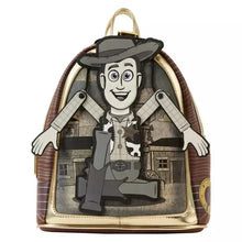 Load image into Gallery viewer, Disney Pixar Mini Backpack Woody Puppet Toy Story Loungefly
