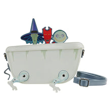 Load image into Gallery viewer, Disney Crossbody Nightmare Before Christmas Lock Shock Barrel Bath Tub GITD Loungefly
