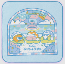 Load image into Gallery viewer, Kirby Hand Towel Twinkle Night Ichiban Kuji G Prize Banpresto
