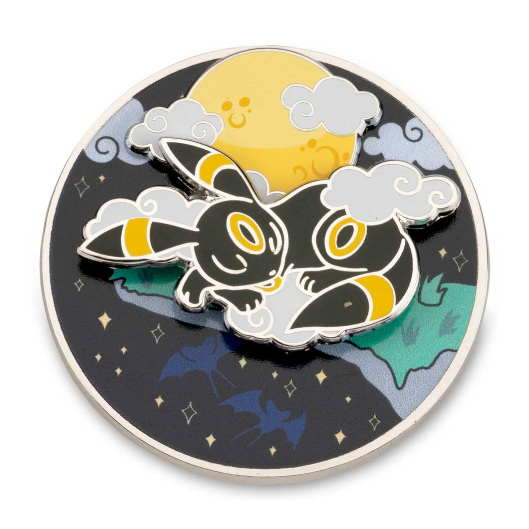Pokemon Enamel Pin Umbreon Peaceful Dreams Spinning Scene Pokemon Center