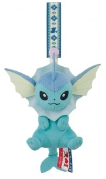 Pokemon Plush Strap Vaporeon I Heart Eevee 2015 Banpresto