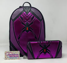 Load image into Gallery viewer, Overwatch Mini Backpack Wallet Set Widowmaker Loungefly
