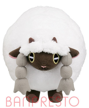 Pokemon Plush Wooloo Hokkori Iyasare Dekkai 2021 Banpresto