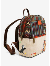 Load image into Gallery viewer, Disney Mini Backpack Wallet Coinpurse Set Woven Pocahontas Loungefly
