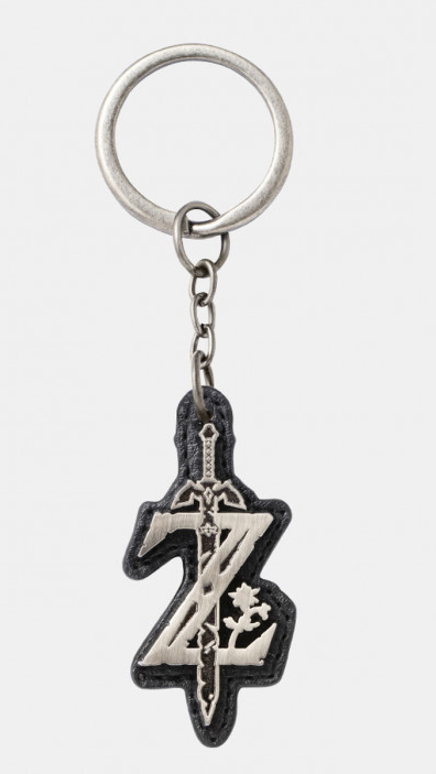 The Legend of Zelda Keychain Breath of the Wild Logo Nintendo Tokyo