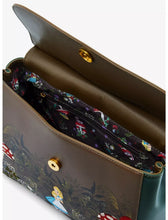 Load image into Gallery viewer, Disney Handbag Alice in Wonderland Mushrooms Loungefly
