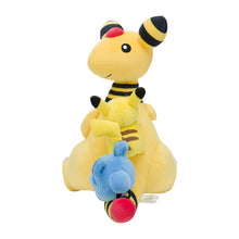 Load image into Gallery viewer, Pokemon Plush Ampharos, Pikachu, and Marill Pokemon Center
