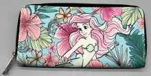 Load image into Gallery viewer, Disney Wallet Ariel Floral The Little Mermaid
