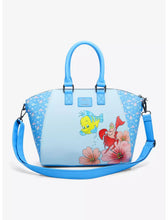 Load image into Gallery viewer, Disney Satchel The Little Mermaid Ariel Picking Flower Loungefly
