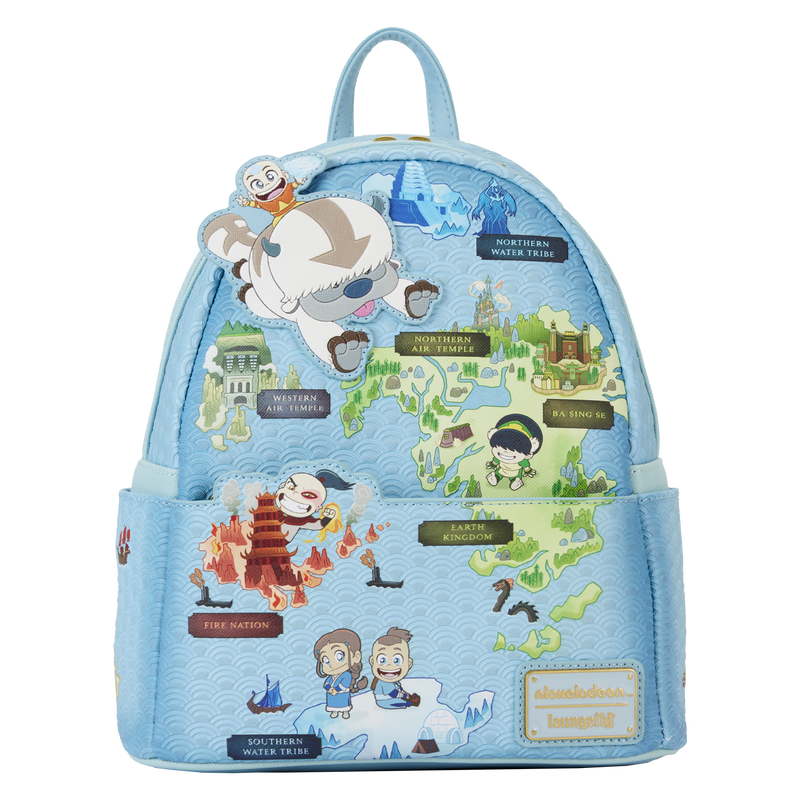 Avatar: The Last Airbender Mini Backpack Map of the Four Nations Loungefly