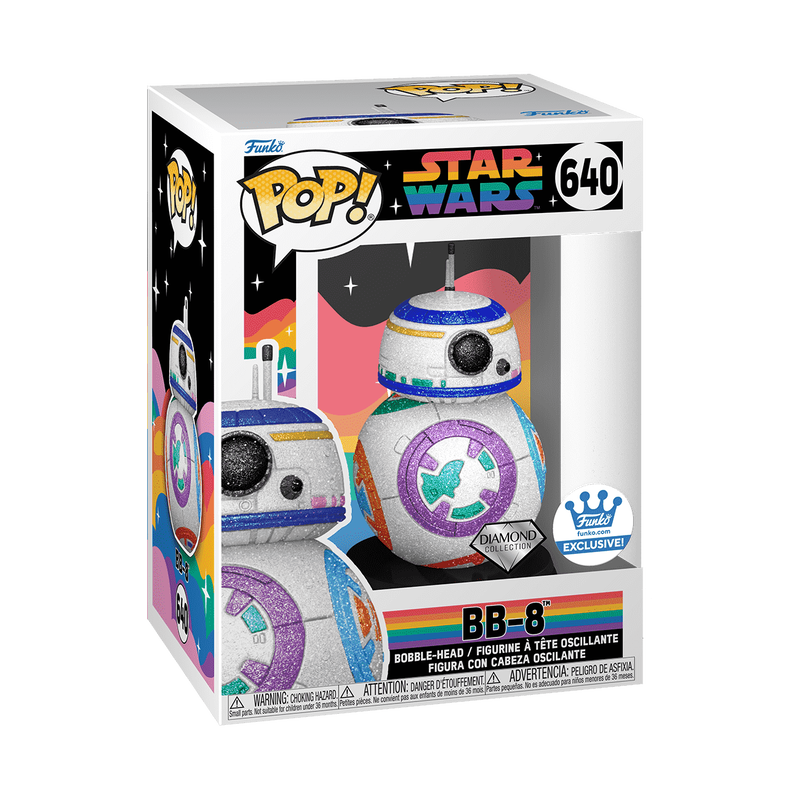 Disney Figure Star Wars BB-8 Pride Diamond Collection Bobble-Head Pop! 640 Funko