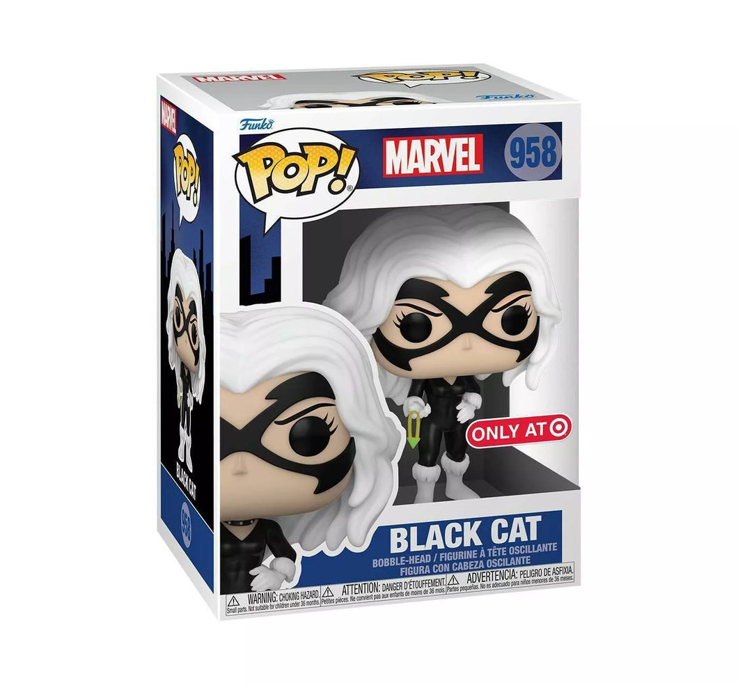 Marvel Figure Black Cat Bobble-Head Pop! 958 Funko