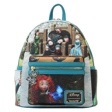 Load image into Gallery viewer, Disney Pixar Mini Backpack Brave Princess Scenes Loungefly
