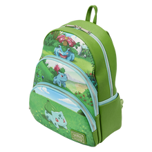 Load image into Gallery viewer, Pokemon Bulbasaur Evolutions Triple Pocket Backpack
