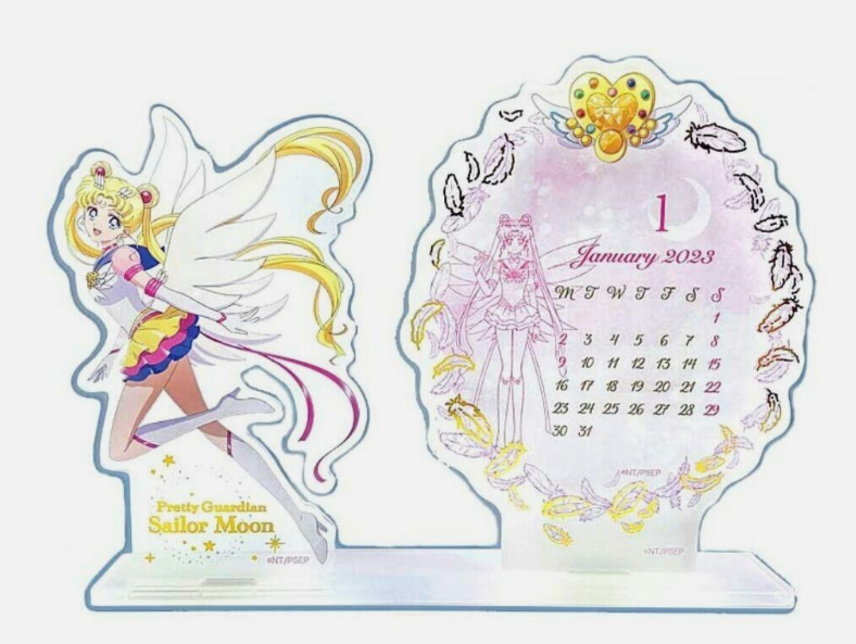 Sailor Moon Acrylic Stand Tabletop Calendar 2023