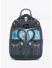 Load image into Gallery viewer, Corpse Bride Mini Backpack Magnetic Gate Scene
