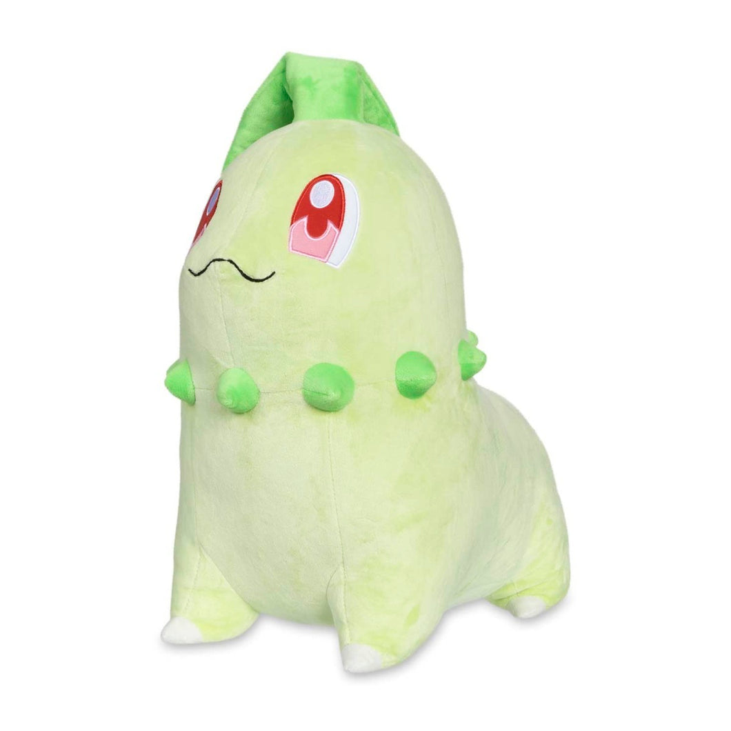 Pokemon Plush Chikorita Pokedex-Size 17 ¾ In. Pokemon Center