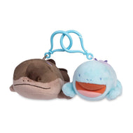Pokemon Plush Keychain Quagsire & Clodsire Parallel Pairs Two-Plush Key Chain - Pokemon Center US