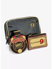Load image into Gallery viewer, Harry Potter Zipper Makeup Pouch and Additional Pouches Hogwarts Express Danielle Nicole Warner Brothers
