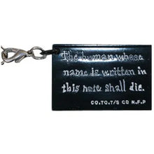 Load image into Gallery viewer, Death Note Keychain The Last Name Shueisha
