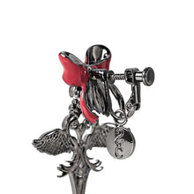 Load image into Gallery viewer, Madoka Magica Earrings Devil Homura MAYLA Clip-On
