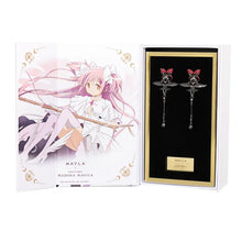 Load image into Gallery viewer, Madoka Magica Earrings Devil Homura MAYLA Clip-On

