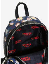 Load image into Gallery viewer, Stranger Things Mini Backpack Wallet Set Eleven AOP Loungefly
