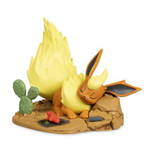Load image into Gallery viewer, Pokemon Figure Satisfied Snooze with Flareon Pokemon Center Evolving Personalities
