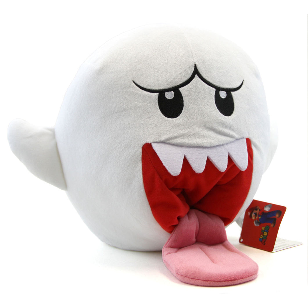 Super Mario Plush Ghost Boo 10in Little Buddy