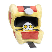 Load image into Gallery viewer, Pokemon Plush Gimmighoul (Chest Form) Pokemon Center 7 1/2in
