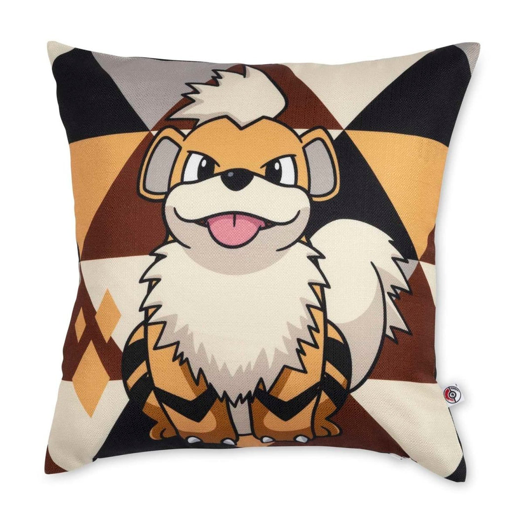 Pokemon Home Accents Throw Pillow Cover Growlithe Pokemon Center