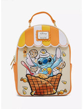 Load image into Gallery viewer, Disney Mini Backpack Lilo and Stitch Halloween Candy Corn Sunday Loungefly
