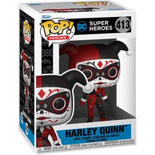 Load image into Gallery viewer, DC Super Heroes Figure Harley Quinn Dia De Los Muertos Pop! Heroes 413 Funko
