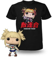 My Hero Academia Figure + T-shirt Himiko Toga Unmasked Size L Funko Pop!