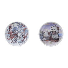Load image into Gallery viewer, Pokemon Plate Set Hisuian Growlithe and Zorua Hisui Days Pokemon Center
