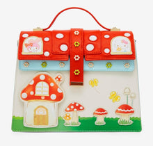 Load image into Gallery viewer, Sanrio Crossbody Hello Kitty and Friends Mushroom House Bioworld
