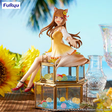 Load image into Gallery viewer, Spice and Wolf Figure Holo Noodle Stopper Sunflower Sundress Ver. FuRyu
