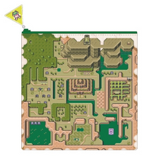 Load image into Gallery viewer, The Legend of Zelda: A Link to the Past Hyrule Map Zipper Pouch Ensky
