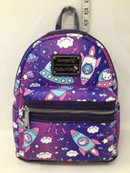 Sanrio Mini Backpack Hello Kitty Spaceship AOP Loungefly