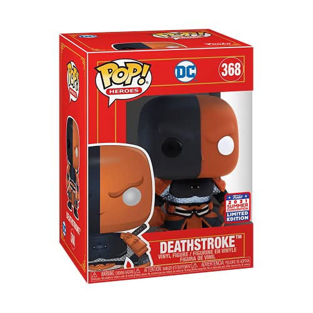 DC Figure Deathstroke Imperial Palace Pop! Heroes 368 Summer Convention 2021 Funko