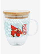 Inuyahsa Glass Mug 13oz With Lid