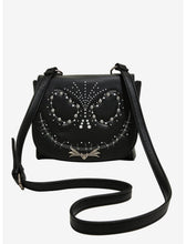 Load image into Gallery viewer, Disney Nightmare Before Christmas Crossbody Jack Skellington Studded Face Loungefly
