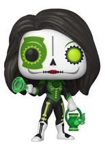 Load image into Gallery viewer, DC Super Heroes Figure Green Lantern Jessica Cruz Dia de los Muertos Pop! Heroes 411 Funko
